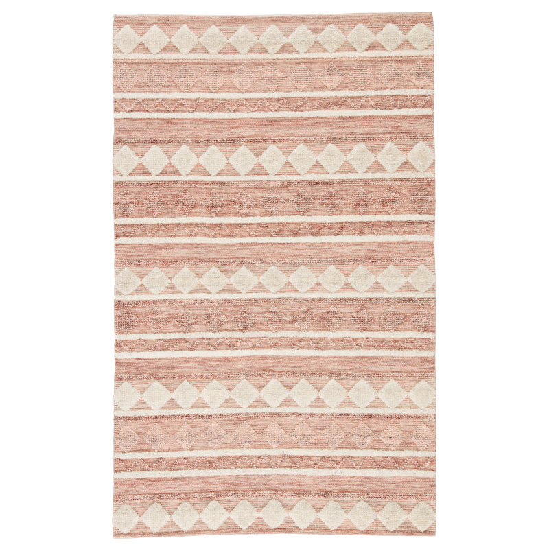 Nikki Chu Jaipur Living Elixir Handwoven Geometric Pink Area Rug Wayfair